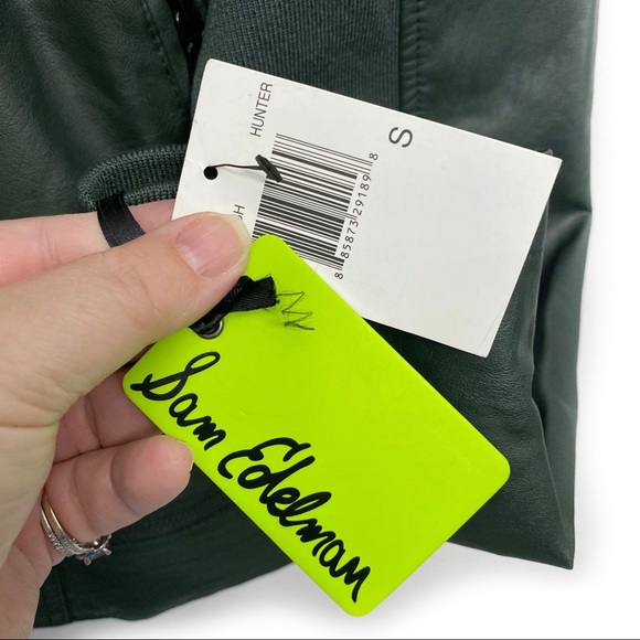 Sam Edelman Elise Faux Leather Moto Jacket - Picture 9 of 12